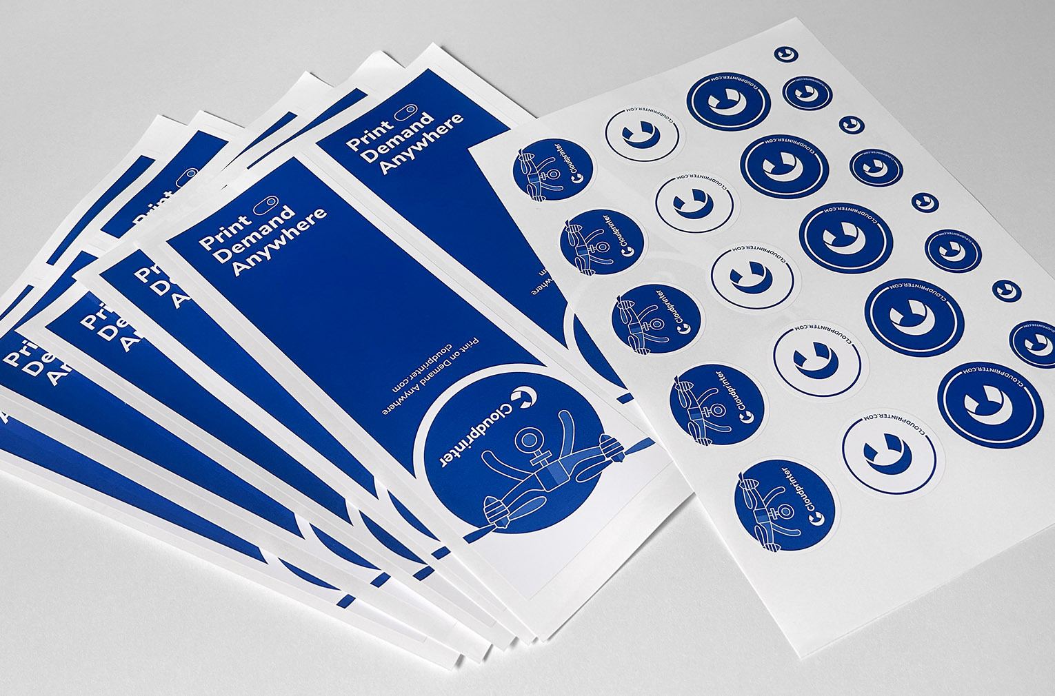 Print on demand Stickers with Cloudprinter.com