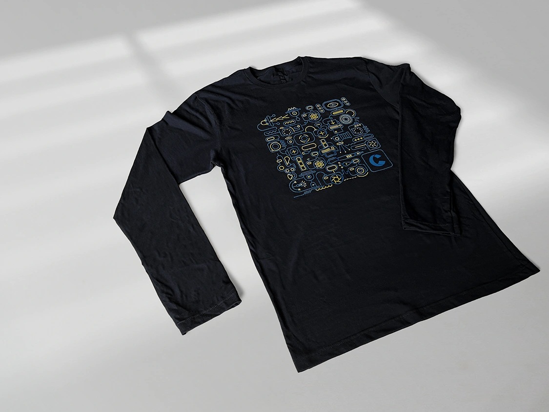 Print custom long sleeve tshirts with Cloudprinter.com