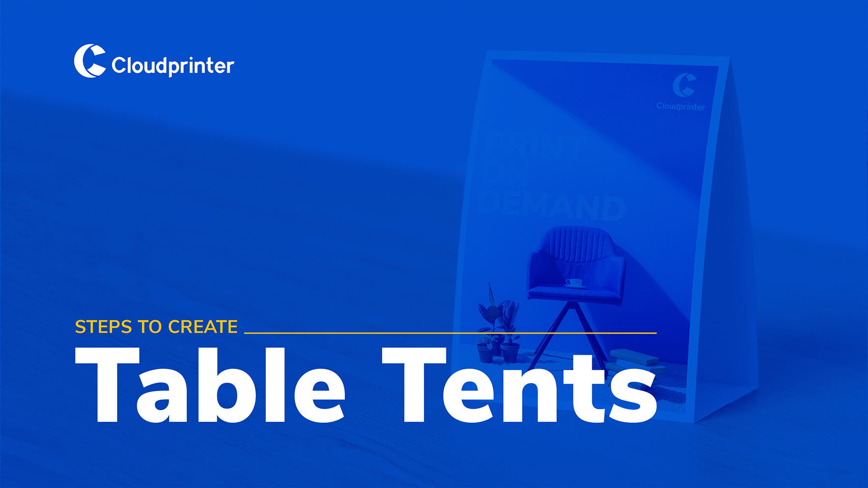 Print custom table tents with Cloudprinter.com
